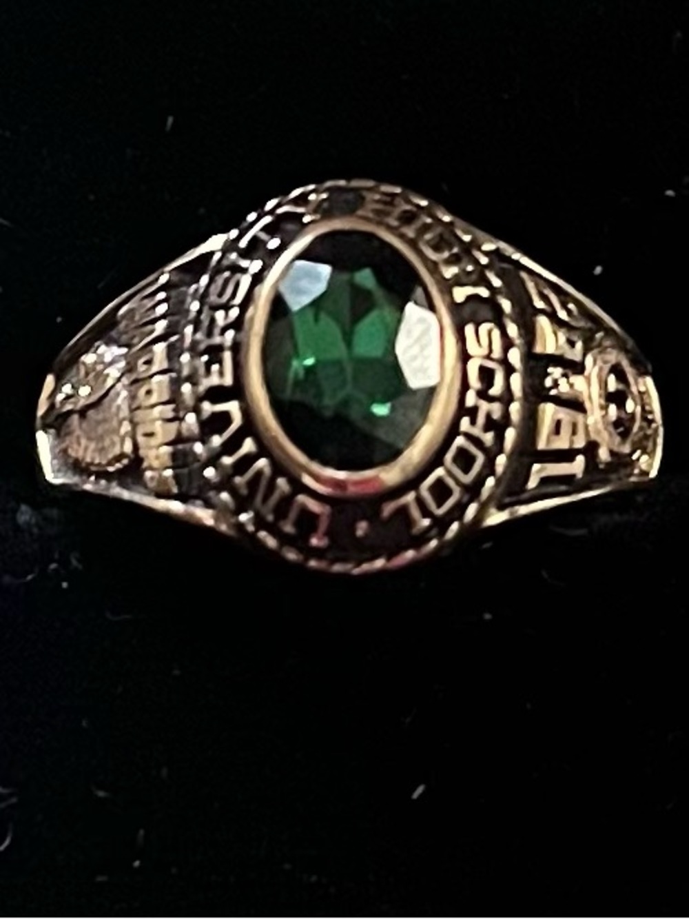 Vintage 14k Gold Jostens 1982 University High School Class Ring 6.69g